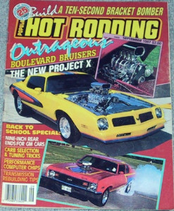 POPULAR HOT RODDING 1987 SEPT - HEMI CHALLENGER, GS STAGE 1